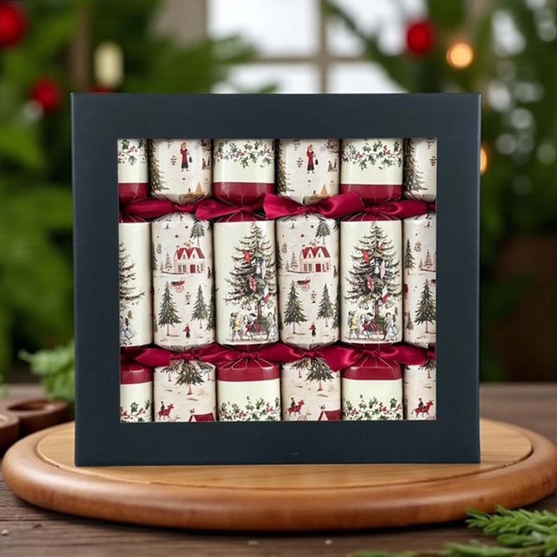 traditional trees cracker box of 6