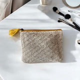 LARGE YELLOW COTTON WASHBAG