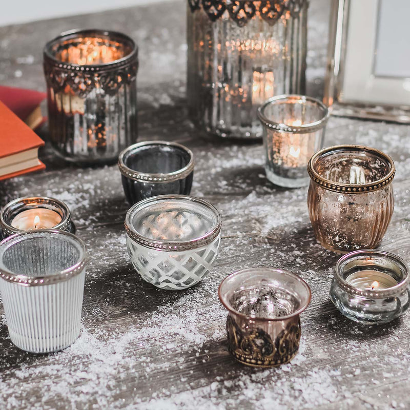 FANCY TEALIGHT HOLDER - SET OF 3