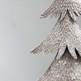 METAL CHRISTMAS TREE - RUSTIC SILVER