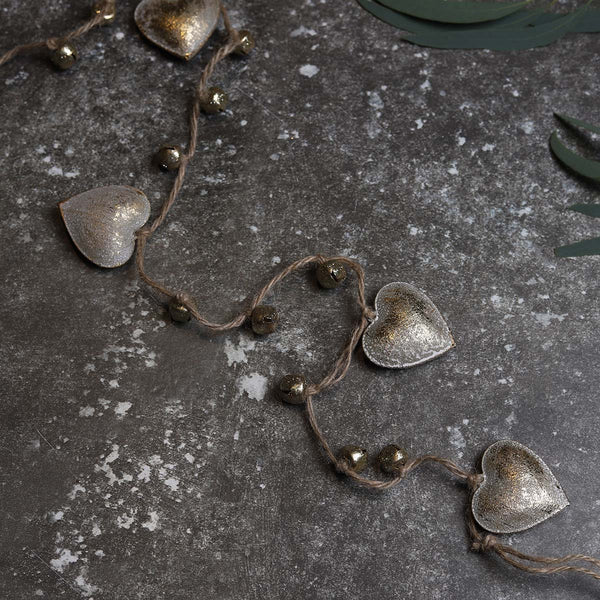 Metal Heart Garland