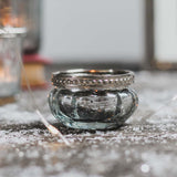 Queen Ann Small Glass Pot, Mercury - Set of 3
