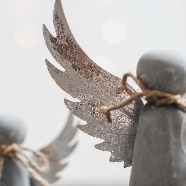 CEMENT XMAS ANGEL - LARGE