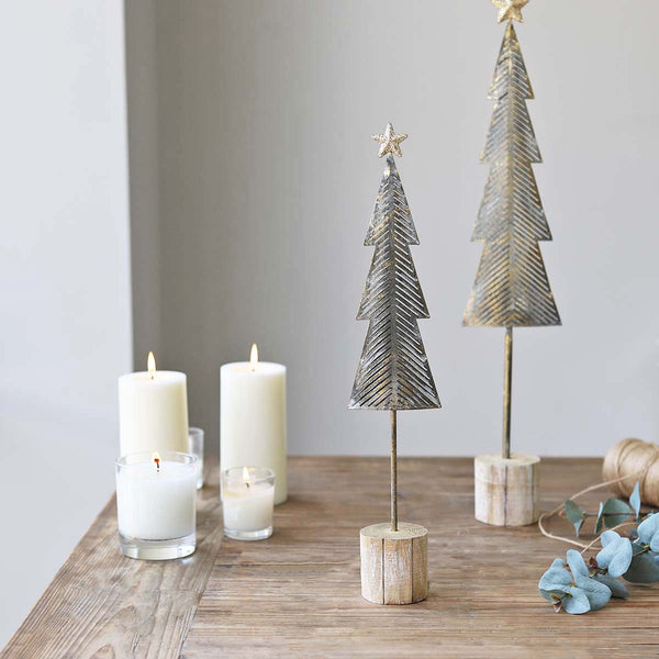 A  lovely  festive christmas tree, available in both small and large 