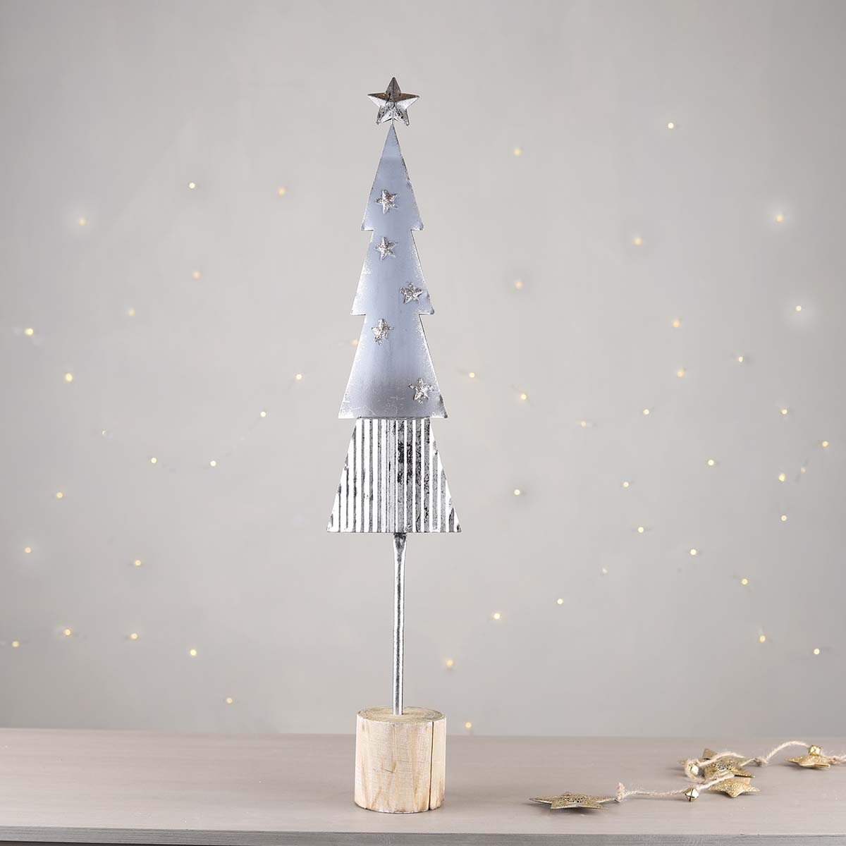 TALL SILVER SCANDI TREE – BIGGIE BEST