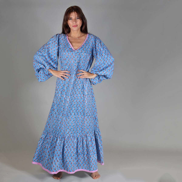 Handmade, block printed in India by skilled artisans. Our, for every occasion, tops, tunics and dresses represent wearable artistry at its best.