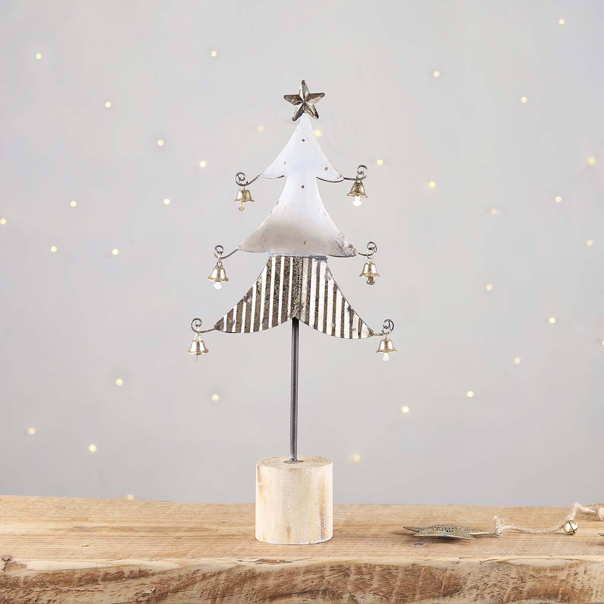 LARGE TREE WITH BELLS - LIGHT GREY – BIGGIE BEST