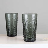 <P>Recycled glass decorative tumblers, these are made exclusively from recycled glass. They would grace any table, indoors or out. <P>

<P>Surface imperfections are to be expected<P>

