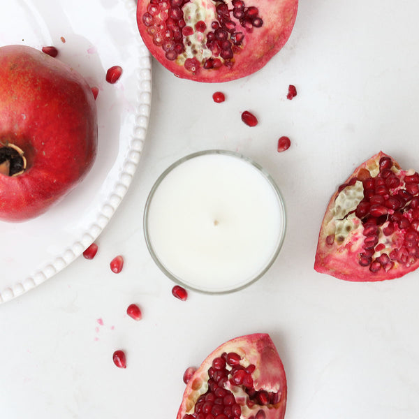 LUXURY SCENTED CANDLE - POMEGRANATE