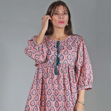 PINK/GREEN LUNA TUNIC