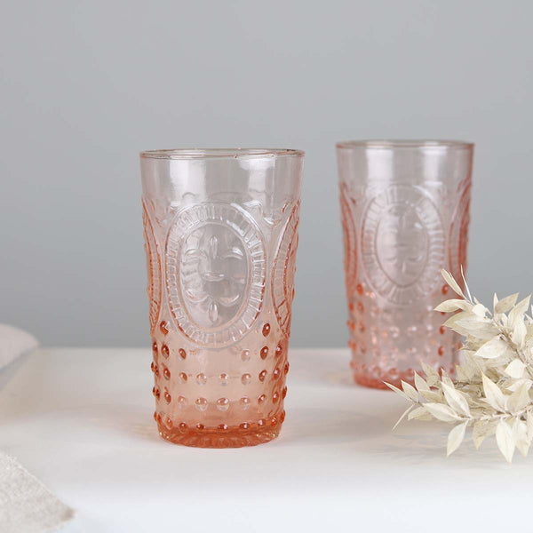<P>Recycled glass decorative tumblers, these are made exclusively from recycled glass. They would grace any table, indoors or out. <P>

<P>Surface imperfections are to be expected<P>

