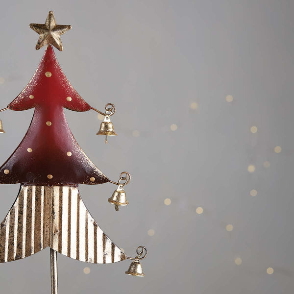 TREE WITH BELLS - RED