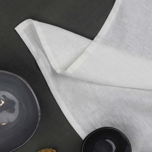 These stone washed linen napkins were meant to feel relaxed and familiar. And don’t limit yourself to the dinner table: bring them along on picnics or keep one handy in your bag as an all-natural handkerchief.